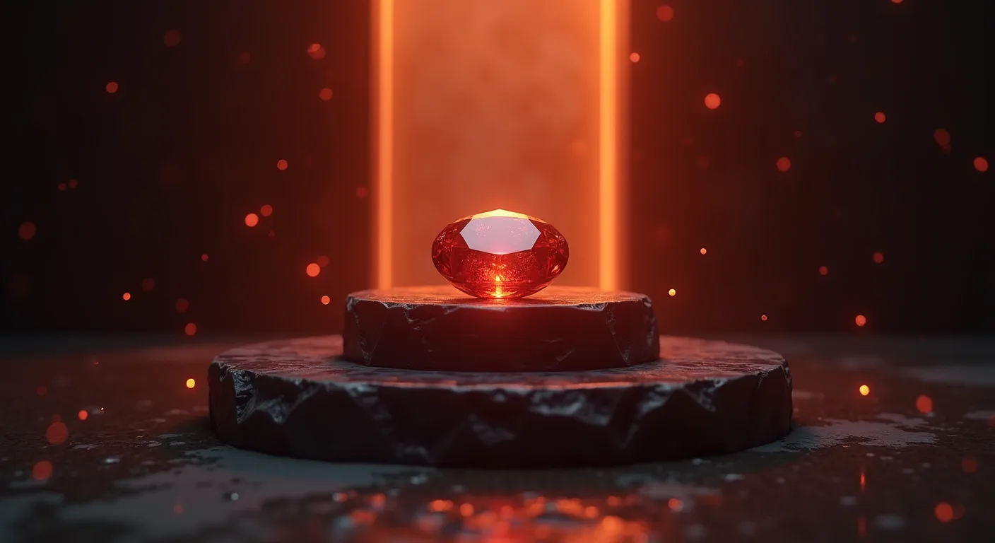 The finished Garnet, presented. It's yours.