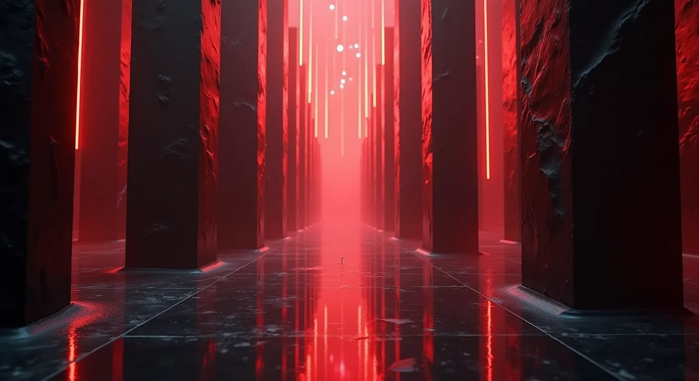 A hall of meshed machines, one private mind.